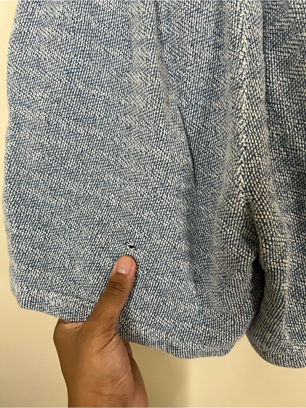 Faherty MKC0104-WWT Whitewater Sweatshorts Size L *FLAW*